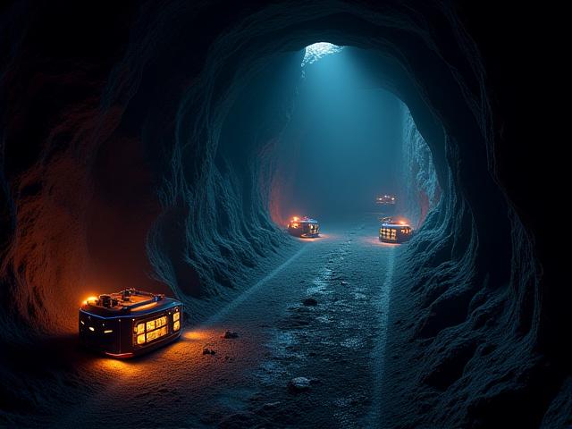 Screen recording ng virtual mining simulation interface